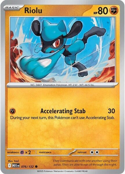 Image for Riolu (076/132) (MEG) - Pokemon