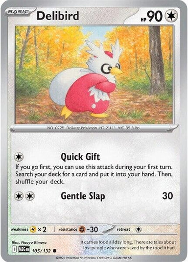 Image for Delibird (105/132) (MEG) - Pokemon