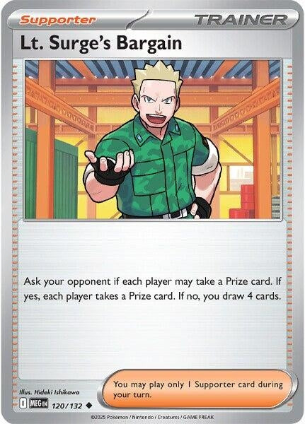 Image for Lt. Surge's Bargain (120/132) (MEG) - Pokemon