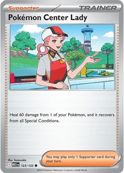 Image for Pokemon Center Lady (123/132) (MEG) - Pokemon