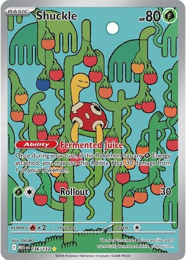 Image for Shuckle (136/132) (MEG) - Pokemon