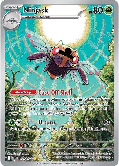 Image for Ninjask (137/132) (MEG) - Pokemon