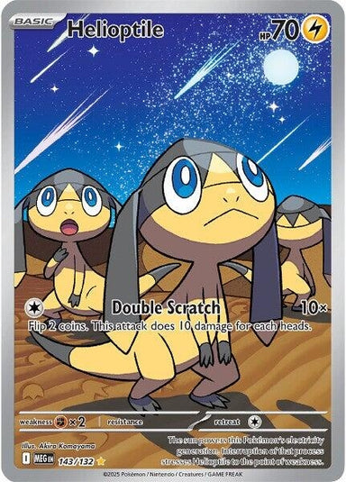 Image for Helioptile (143/132) (MEG) - Pokemon