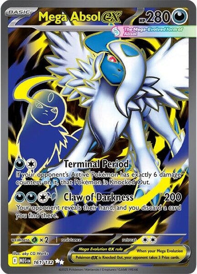 Image for Mega Absol ex (161/132) (MEG) - Pokemon