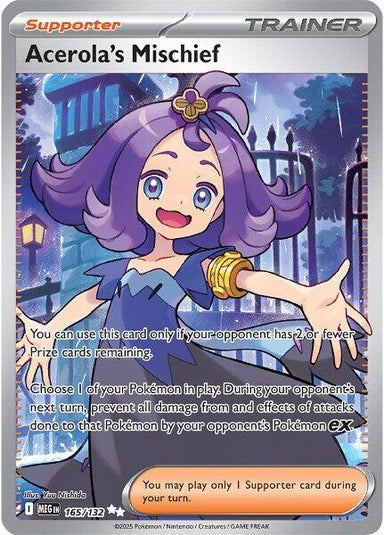 Image for Acerola's Mischief (165/132) (MEG) - Pokemon