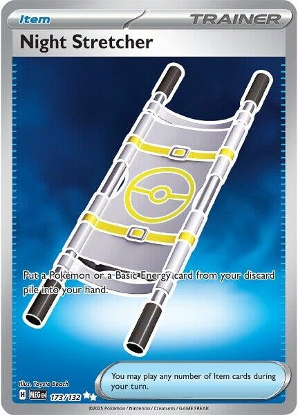 Image for Night Stretcher (173/132) (MEG) - Pokemon