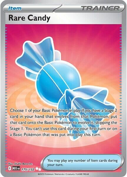 Image for Rare Candy (175/132) (MEG) - Pokemon