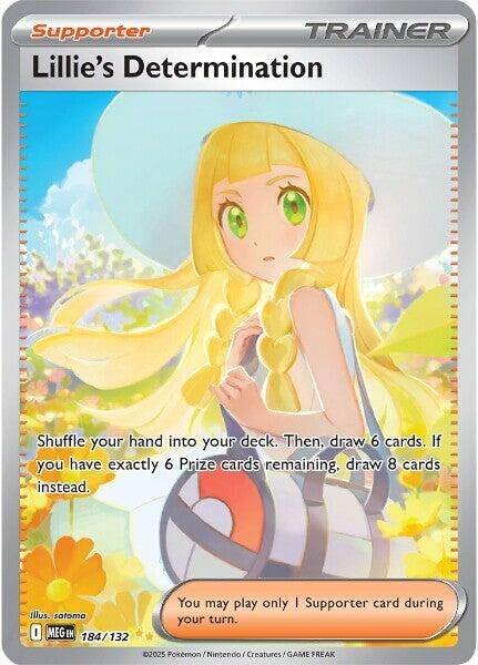 Image for Lillie's Determination (184/132) (MEG) - Pokemon