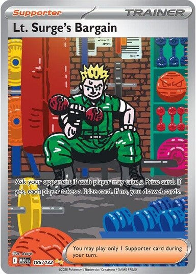 Image for Lt. Surge's Bargain (185/132) (MEG) - Pokemon