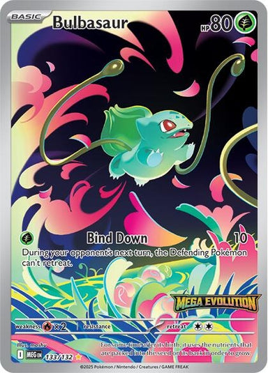 Image for Bulbasaur - 133/132 (Mega Evolution Stamped) (133/132) (MCAP) - Pokemon