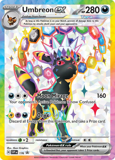 Image for Umbreon ex - 176 (SVP 176) (SV: Scarlet & Violet Promo Cards) - Pokemon