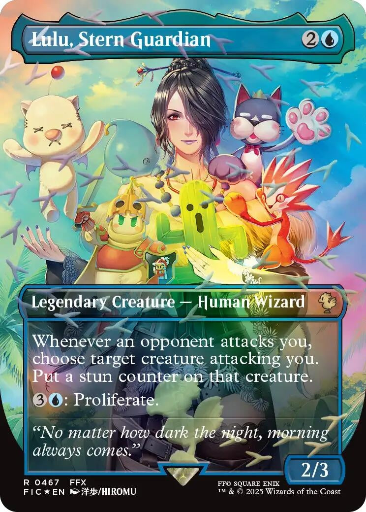Lulu, Stern Guardian (Borderless) (Chocobo Track Foil) (467) (FINAL FANTASY)