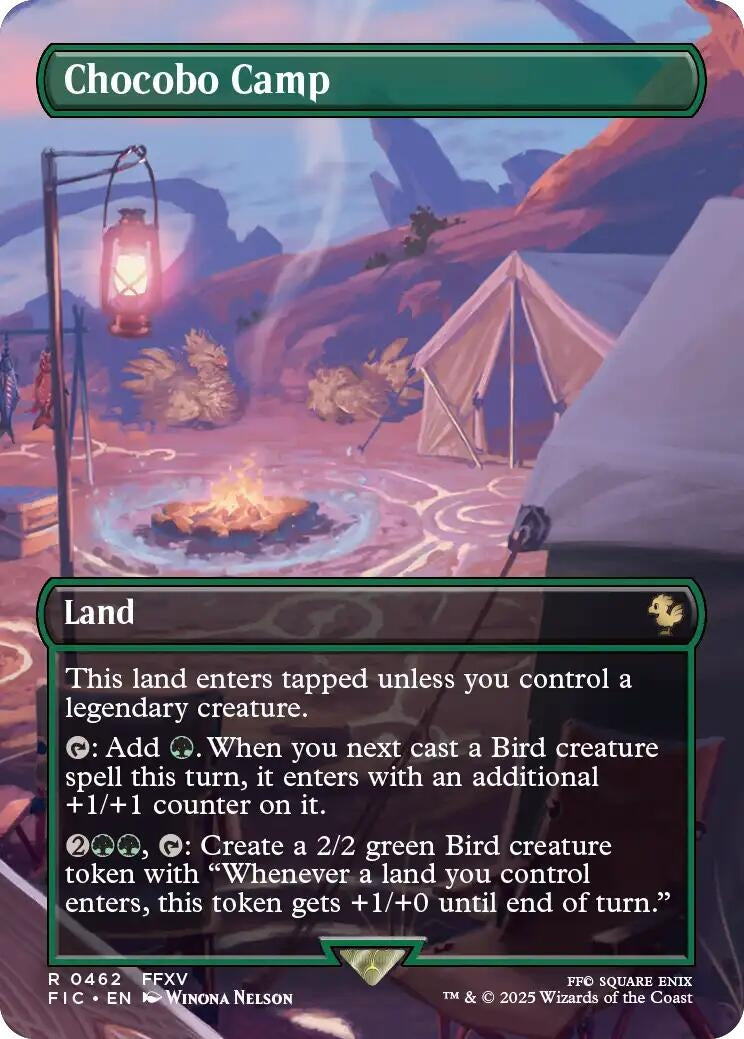 Image for Chocobo Camp (Borderless) (462) (FINAL FANTASY) - Magic: The Gathering