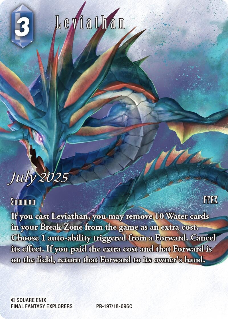 Image for Leviathan (PR-197/18-096C) (PR-197/18-096C) (FF: Promo Cards) (PR) - Final Fantasy TCG