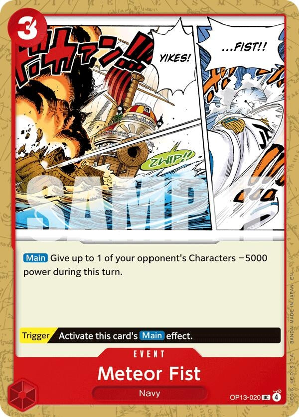 Image for Meteor Fist (OP13-020) (Carrying On His Will) - One Piece Card Game