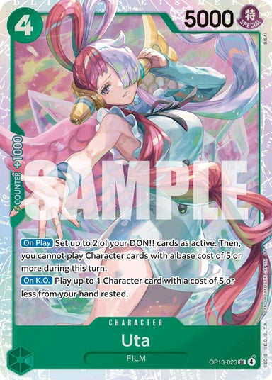 Image for Uta (OP13-023) (Carrying On His Will) - One Piece Card Game