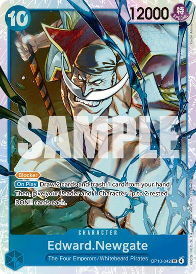Image for Edward.Newgate (OP13-042) (Carrying On His Will) - One Piece Card Game
