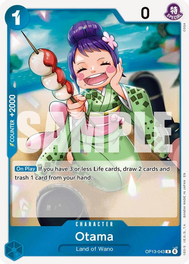 Image for Otama (OP13-043) (Carrying On His Will) - One Piece Card Game