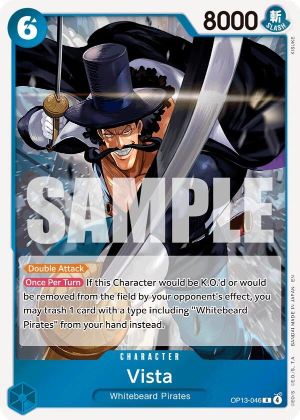 Image for Vista (OP13-046) (Carrying On His Will) - One Piece Card Game