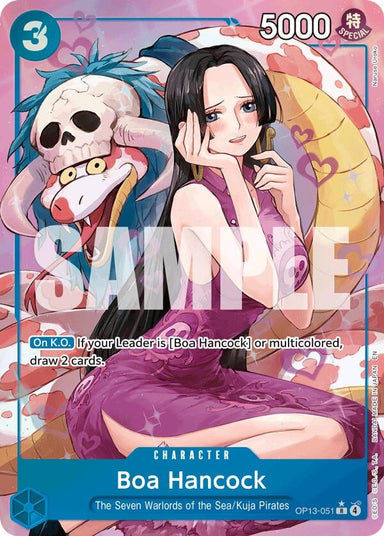 Image for Boa Hancock (Alternate Art) (OP13-051) (Carrying On His Will) - One Piece Card Game
