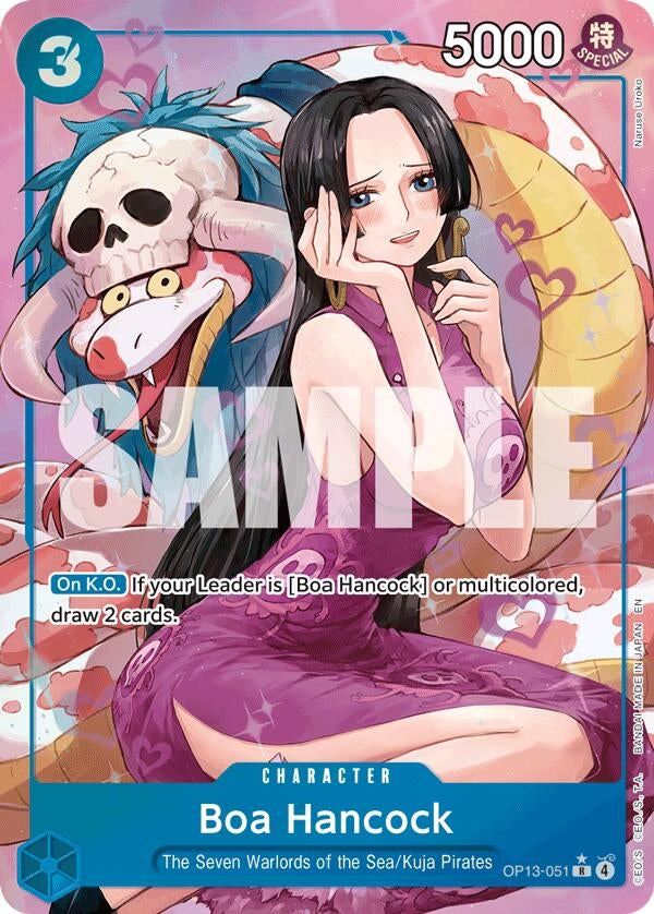 Image for Boa Hancock (Alternate Art) (OP13-051) (Carrying On His Will) - One Piece Card Game
