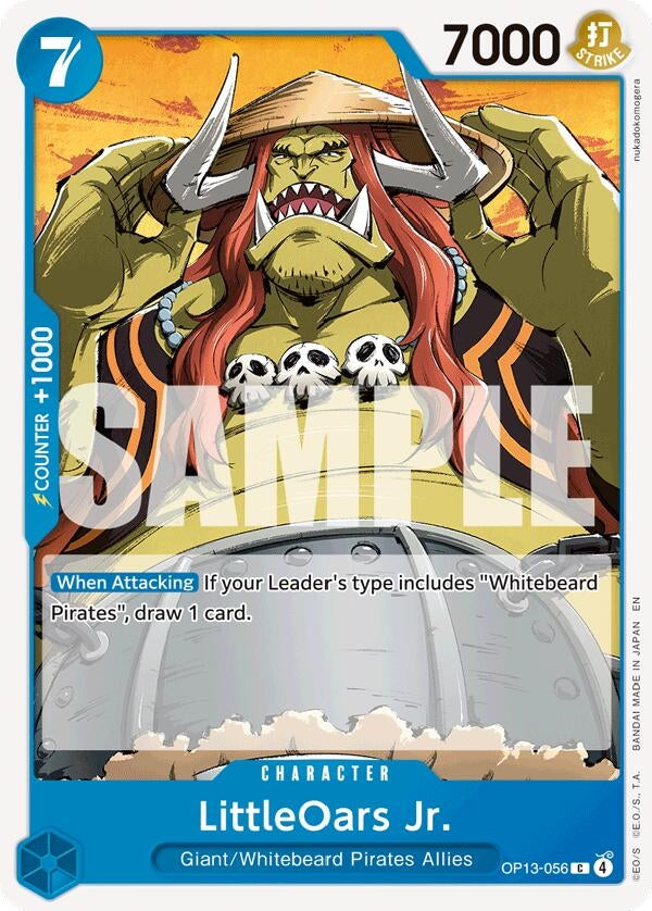 Image for LittleOars Jr. (OP13-056) (Carrying On His Will) - One Piece Card Game