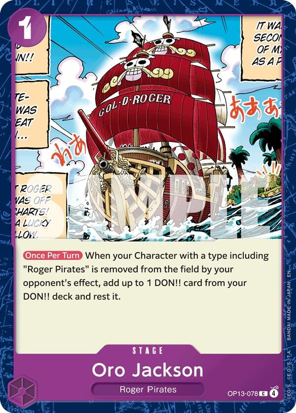 Image for Oro Jackson (OP13-078) (Carrying On His Will) - One Piece Card Game