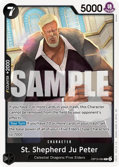 Image for St. Shepherd Ju Peter (OP13-084) (Carrying On His Will) - One Piece Card Game