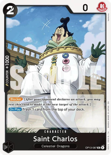 Image for Saint Charlos (OP13-087) (Carrying On His Will) - One Piece Card Game