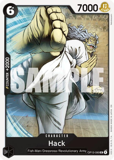 Image for Hack (OP13-090) (Carrying On His Will) - One Piece Card Game
