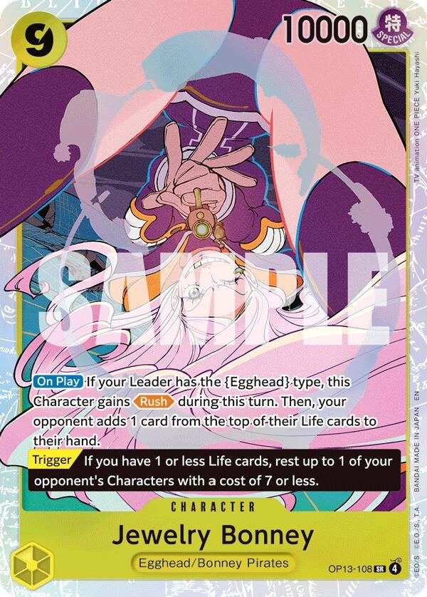 Image for Jewelry Bonney (108) (OP13-108) (Carrying On His Will) - One Piece Card Game