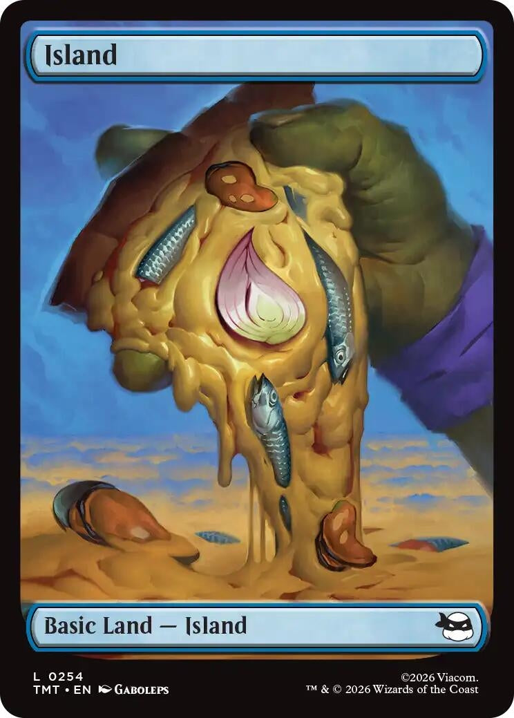 Image for Island (0254) (254) (Teenage Mutant Ninja Turtles) - Magic: The Gathering