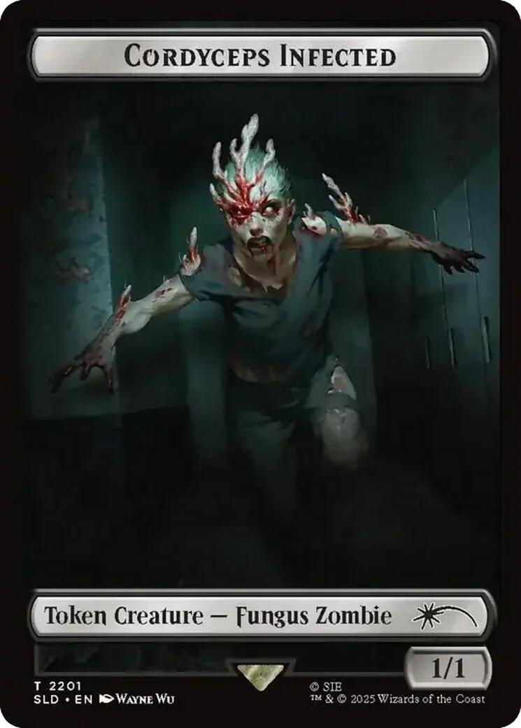 Cordyceps Infected Token (2201) (2201) (Secret Lair Drop Series)