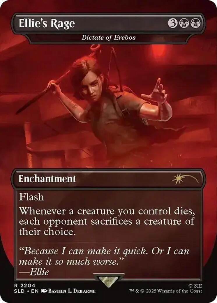 Ellie's Rage - Dictate of Erebos (2204) (Secret Lair Drop Series)