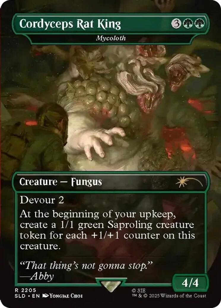 Cordyceps Rat King - Mycoloth (2205) (Secret Lair Drop Series)