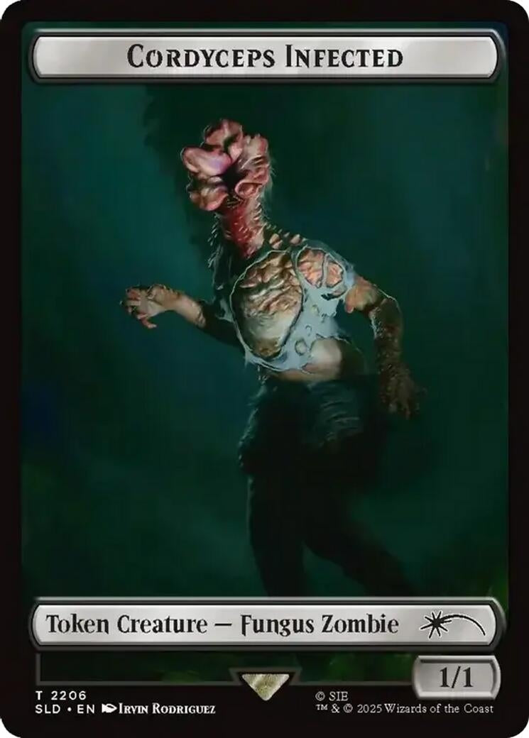 Cordyceps Infected Token (2206) (2206) (Secret Lair Drop Series)