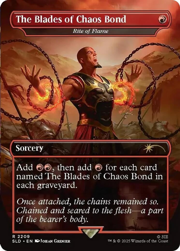 The Blades of Chaos Bond - Rite of Flame (2209) (Secret Lair Drop Series)
