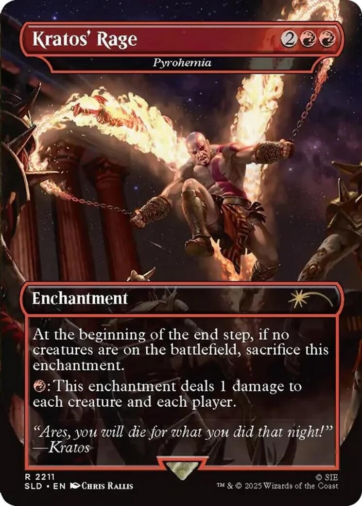 Kratos' Rage - Pyrohemia (2211) (Secret Lair Drop Series)
