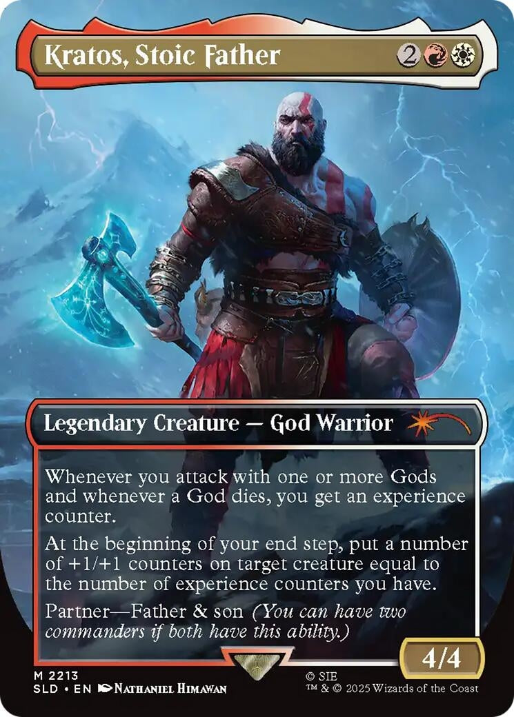 Kratos, Stoic Father (2213) (Secret Lair Drop Series)