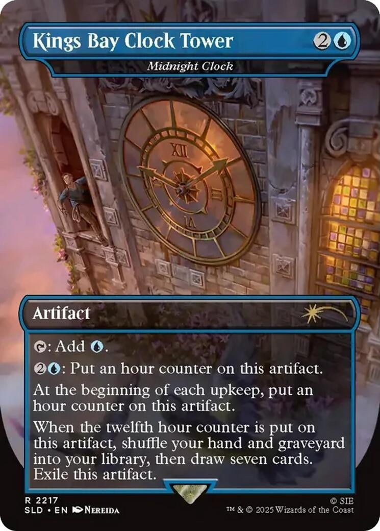 Kings Bay Clock Tower - Midnight Clock (2217) (Secret Lair Drop Series)