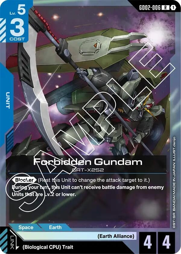 Image for Forbidden Gundam (GD02-006) (Dual Impact) - Gundam Card Game