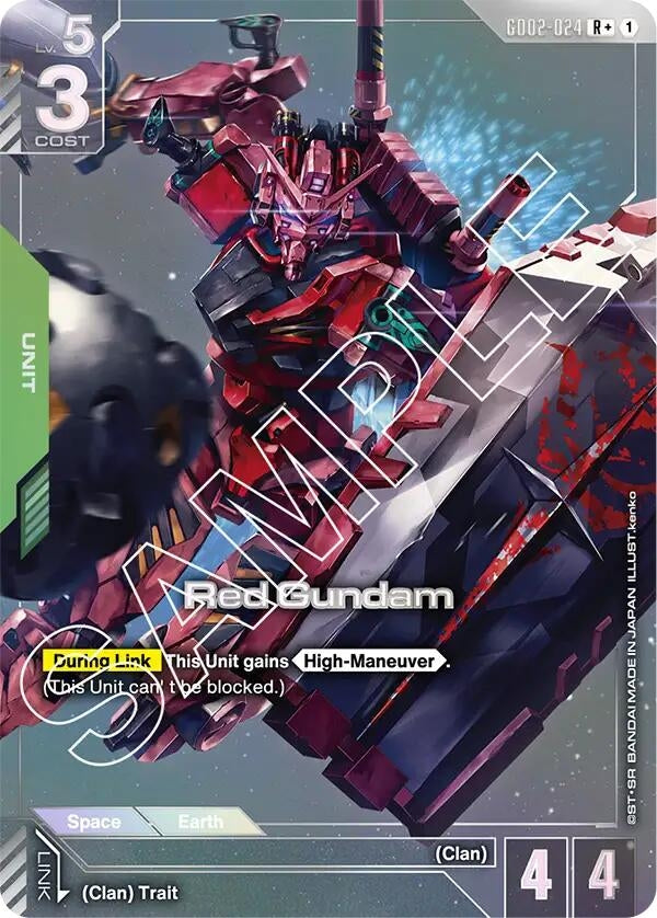 Image for Red Gundam (R+) (GD02-024) (Dual Impact) - Gundam Card Game