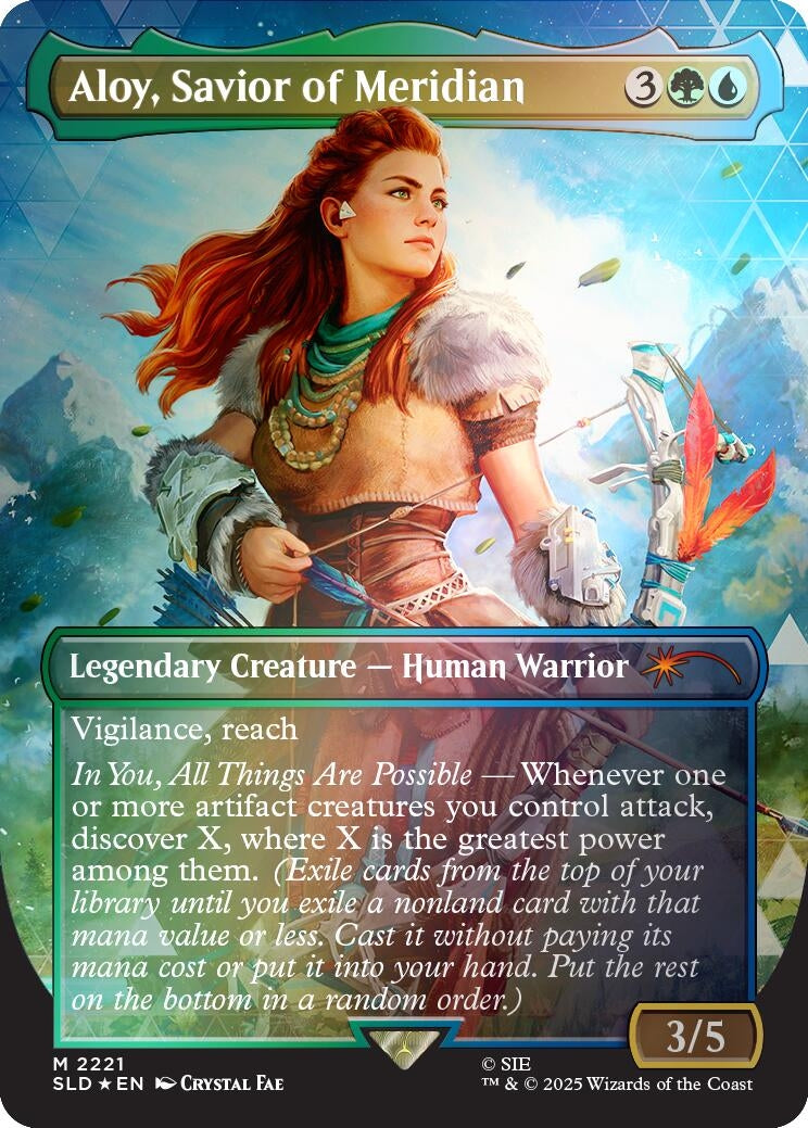 Aloy, Savior of Meridian (Rainbow Foil) (2221) (Secret Lair Drop Series)