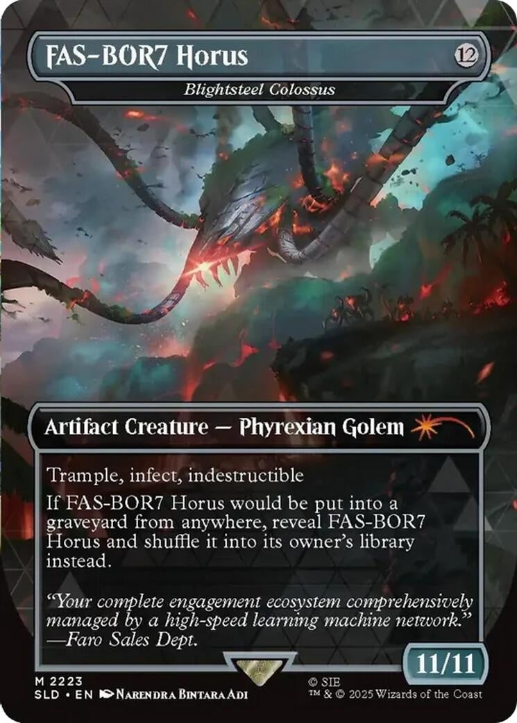 FAS-BOR7 Horus - Blightsteel Colossus (2223) (Secret Lair Drop Series)