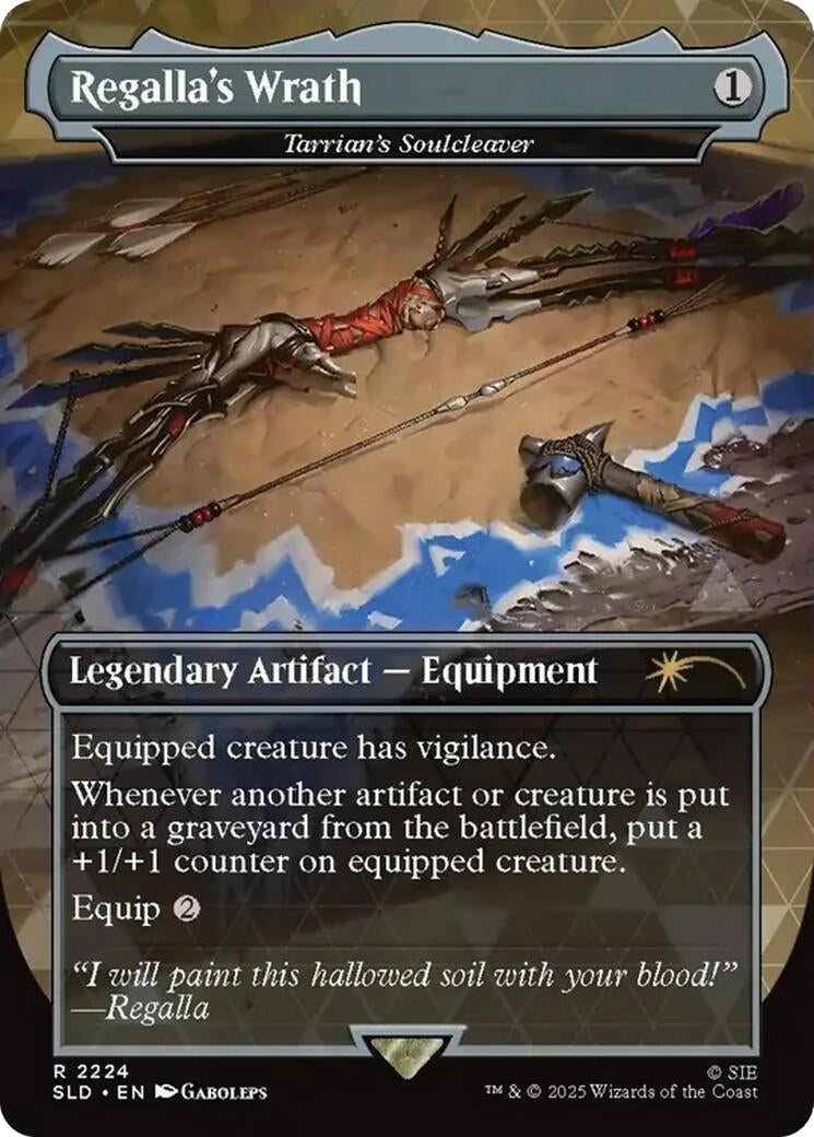 Regalla's Wrath - Tarrian's Soulcleaver (2224) (Secret Lair Drop Series)