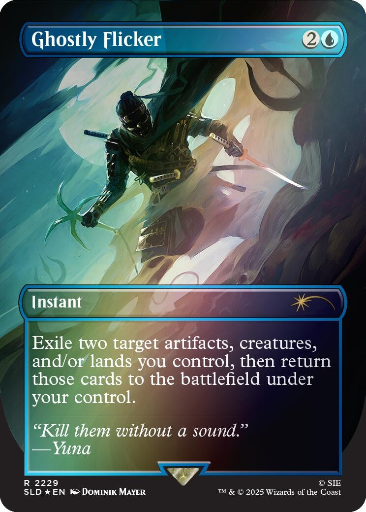 Image for Ghostly Flicker (Rainbow Foil) (2229) (Secret Lair Drop Series) (SLD) - Magic: The Gathering