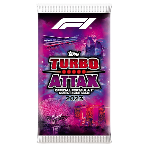 TURBO ATTAX Formula 1 2023 Trading Card Booster Pack