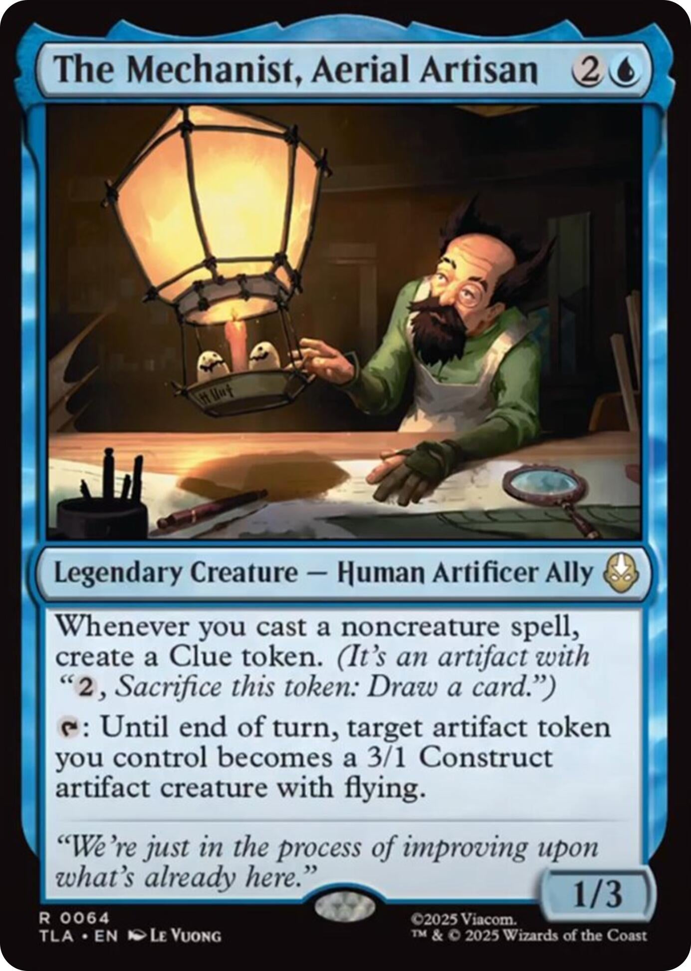 Image for The Mechanist, Aerial Artisan (64) (Avatar: The Last Airbender) - Magic: The Gathering