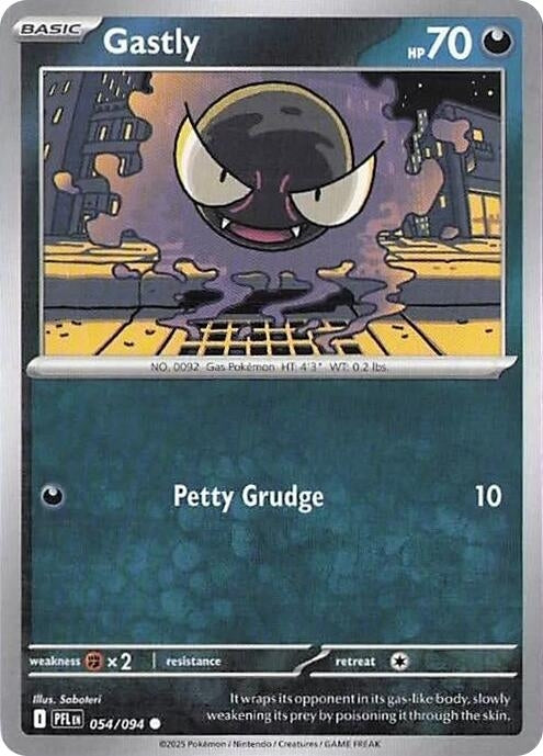 Image for Gastly (054/094) (ME02: Phantasmal Flames) - Pokemon