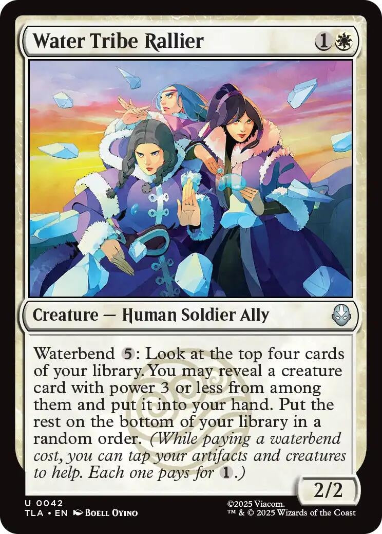 Image for Water Tribe Rallier (42) (Avatar: The Last Airbender) - Magic: The Gathering